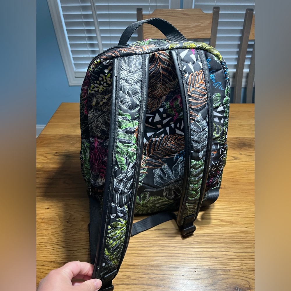 Sakroots Artist Circle Laptop Backpack | Black Wildlife | Fits 15” Laptop - Picture 3 of 15
